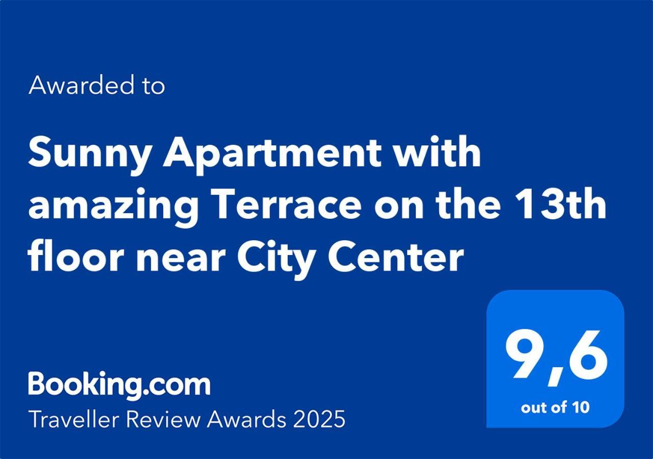Sunny Apartment With Amazing Terrace On The 13Th Floor Near City Center براتسيلافا المظهر الخارجي الصورة